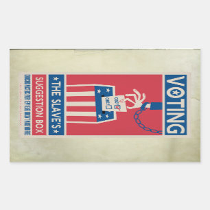 Stemmers Rechthoekige Sticker
