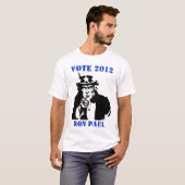 STEMMING 2012 RON PAUL T-SHIRT (Voorkant volledig)