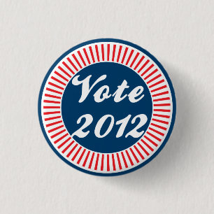 Stemming: 2012 ronde button 3,2 cm