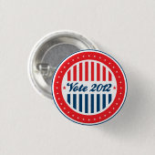 Stemming: 2012 ronde button 3,2 cm (Voorkant /achterkant)