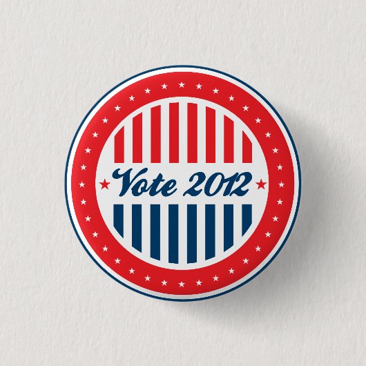 Stemming: 2012 ronde button 3,2 cm (Voorkant)