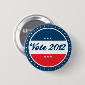 Stemming: 2012 ronde button 5,7 cm (Voorkant /achterkant)