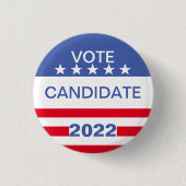STEMMING 2022 RONDE BUTTON 3,2 CM (Voorkant)
