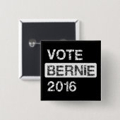 Stemming: 20 juni 2016 vierkante button 5,1 cm (Voorkant /achterkant)