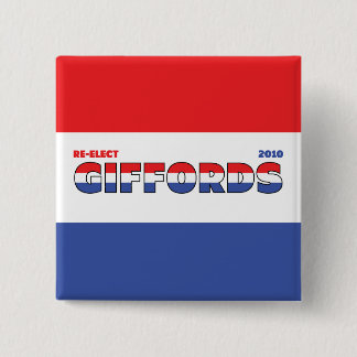 Stemming: 20 november 2010 Verkiezingen: rood wit  Vierkante Button 5,1 Cm