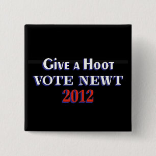 Stemming : 20 november 2012 vierkante button 5,1 cm