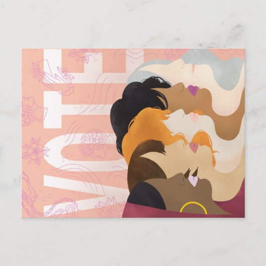 Stemming als een vrouw 2020 Briefkaarten van Vax L (Voorkant)