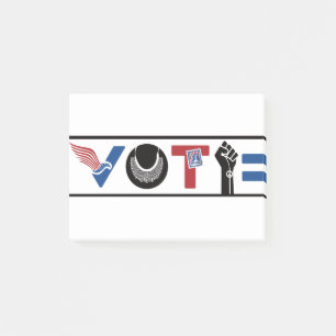 STEMMING American, RBG, USPS, BLM, Peace and Equal Post-it® Notes