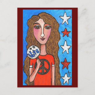 STEMMING - amerikaans briefkaart