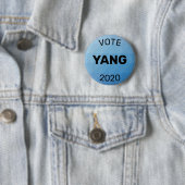 Stemming Andrew Yang 2020 Ronde Button 5,7 Cm (In situ)