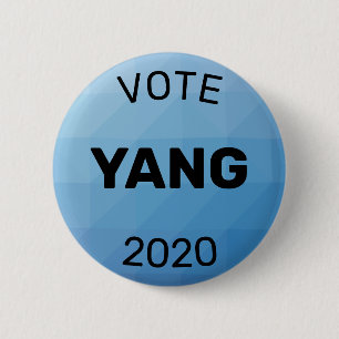 Stemming Andrew Yang 2020 Ronde Button 5,7 Cm