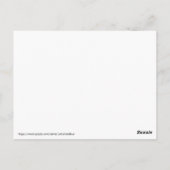 Stemming: Andrew Yang New York City Mayor Black Briefkaart (Achterkant)