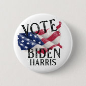 STEMMING Biden Harris 2020 Ronde Button 5,7 Cm (Voorkant)