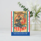 Stemming: Biden & Harris w   Lady Liberty Briefkaart (Staand voorkant)