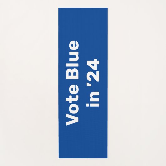 Stemming blauw in 2024 yogamat (Voorkant)