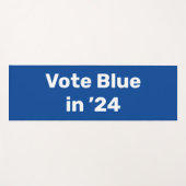 Stemming blauw in 2024 yogamat (Voorkant (horizontaal))