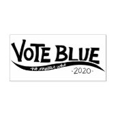Stemming blauw ongeacht wie 2020 rubberstempel (Afrduk)