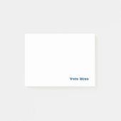 Stemming: blauw post-it® notes (Voorkant)