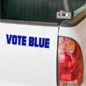 Stemming: blauwe Bumpersticker 2020