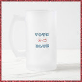 Stemming blauwe voorste Mok