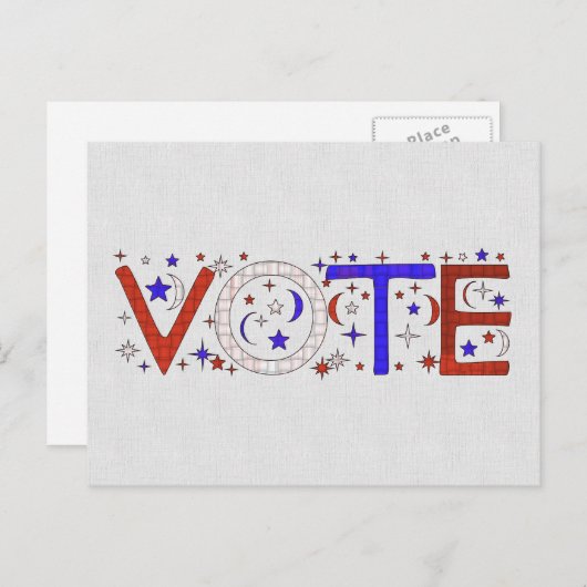 STEMMING BRIEFKAART (Voorkant / Achterkant)