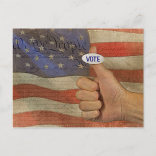 Stemming! Briefkaart