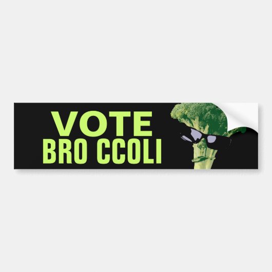 Stemming: Bro Ccoli Bumpersticker (Voorkant)