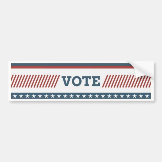 Stemming Bumpersticker (Voorkant)