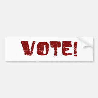 Stemming Bumpersticker