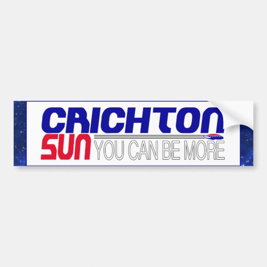 Stemming: Crichton Sun Bumpersticker (Voorkant)