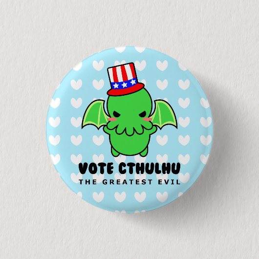 Stemming: Cthulhu voor de Button van Presidenten (Voorkant)