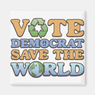 Stemming: Dem Save the World Magneet