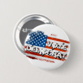 Stemming-democraat Ronde Button 5,7 Cm (Voorkant /achterkant)