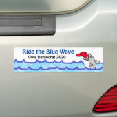 Stemming democratische verkiezingen 2020 bumpersticker (Op auto)