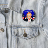 STEMMING! Donald Trump for President_ Ronde Button 5,7 Cm (In situ)