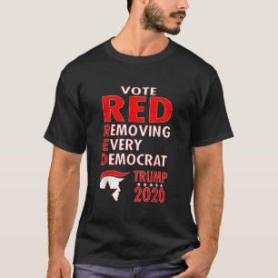 Stemming: elke democratische Trump 2020 T-shirt