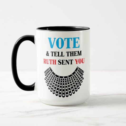 Stemming en zeggen dat Ruth je heeft gestuurd Mok (Links)
