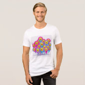 Stemming gebaseerd op WiFi-signaal - Grappig Emoji Tri-Blend Shirt (Voorkant volledig)