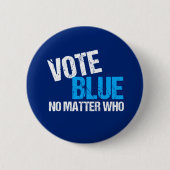 Stemming : geen onderwerp ronde button 5,7 cm (Voorkant)