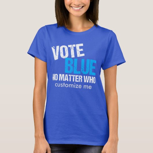 Stemming : geen onderwerp t-shirt (Voorkant)