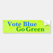 Stemming: groen bumpersticker (Voorkant)