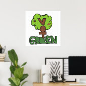 Stemming: groene fractie poster (Thuiskantoor)