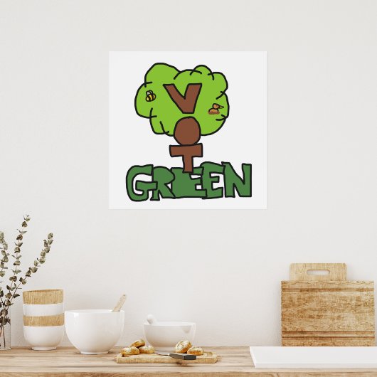 Stemming: groene fractie poster (Keuken)