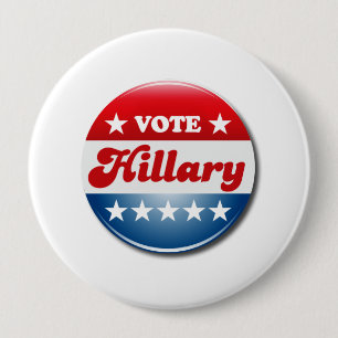 STEMMING HILLARY CLINTON.png Ronde Button 4,0 Cm