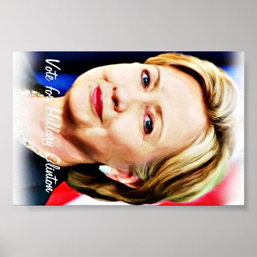 Stemming: Hillary Clinton voor President van USA_ Poster (Voorkant)