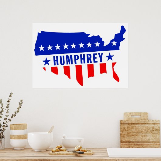 Stemming: Hubert Humphrey Poster (Keuken)
