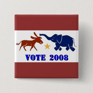 STEMMING IN 2008 SQUARE BUTTON DEMOCRAT REPUBLICAN