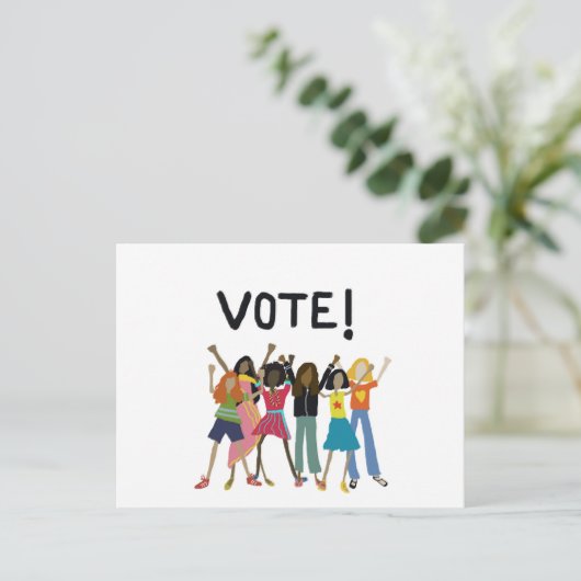 Stemming in 2020 briefkaart (Staand voorkant)