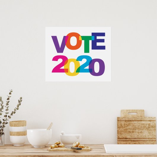 Stemming in 2020 poster (Keuken)