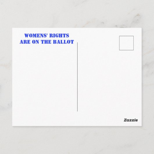 Stemming in commissie: met algemene stemmen aangen briefkaart (Achterkant)